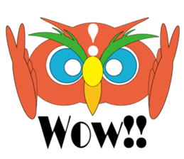 OWL of HAPPINESS sticker #4556711