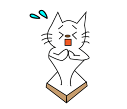 Cat made by a rice cake by iwamono_nasi