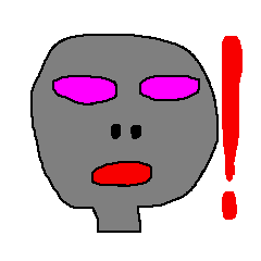 Surprising face sticker by mie hikaru