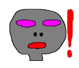 Surprising face sticker sticker #4557392