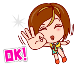 Gigi OL - Lovely Asian Office Lady (EN) sticker #4558319