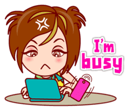 Gigi OL - Lovely Asian Office Lady (EN) sticker #4558330