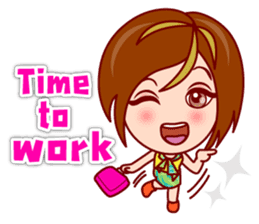 Gigi OL - Lovely Asian Office Lady (EN) sticker #4558344