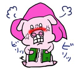 The three pigs sticker #4559587