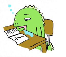 Crybaby dinosaur Gomez sticker #4559635