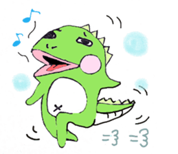 Crybaby dinosaur Gomez sticker #4559640