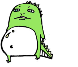 Crybaby dinosaur Gomez sticker #4559646