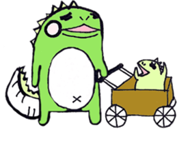 Crybaby dinosaur Gomez sticker #4559647