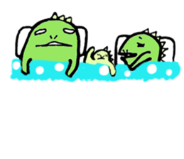 Crybaby dinosaur Gomez sticker #4559648