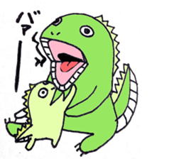 Crybaby dinosaur Gomez sticker #4559651