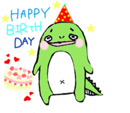 Crybaby dinosaur Gomez sticker #4559660