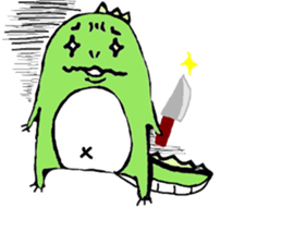 Crybaby dinosaur Gomez sticker #4559670