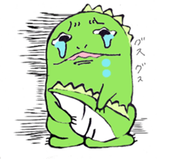 Crybaby dinosaur Gomez sticker #4559671