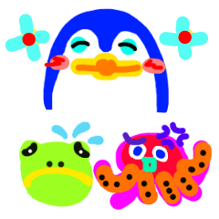 Sticker of lovely animals.2