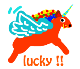 Sticker of lovely animals.2 sticker #4559921