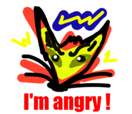 Sticker of lovely animals.2 sticker #4559923