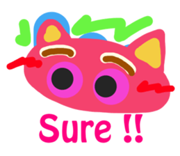 Sticker of lovely animals.2 sticker #4559924