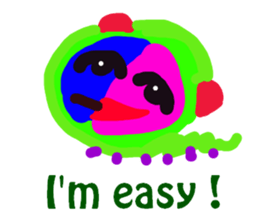 Sticker of lovely animals.2 sticker #4559935