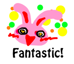 Sticker of lovely animals.2 sticker #4559937