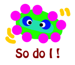 Sticker of lovely animals.2 sticker #4559942