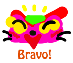 Sticker of lovely animals.2 sticker #4559944