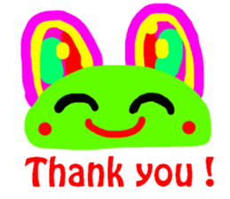 Sticker of lovely animals.2 sticker #4559948