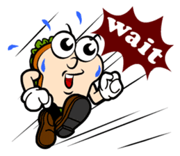 Mr. Hand something happen? sticker #4560233