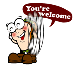 Mr. Hand something happen? sticker #4560241