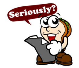 Mr. Hand something happen? sticker #4560250