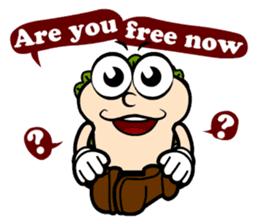 Mr. Hand something happen? sticker #4560251