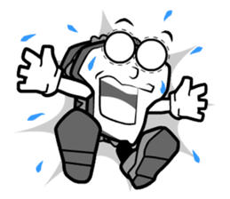 Mr. Hand something happen? sticker #4560254