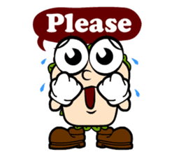 Mr. Hand something happen? sticker #4560255