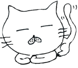 Loose cat and merry friends sticker #4560435