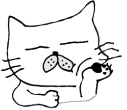 Loose cat and merry friends sticker #4560438