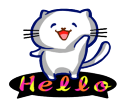 Cats at their own pace sticker #4560953