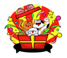 Cats at their own pace sticker #4560984