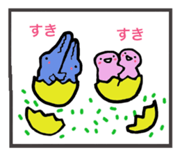 two frames story. various love sticker #4561398