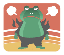 huubHR Frog and Tadpole sticker #4561715