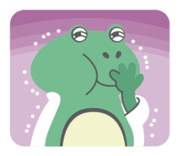 huubHR Frog and Tadpole sticker #4561735