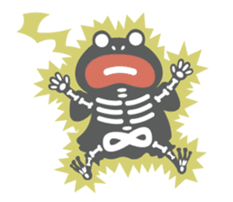 huubHR Frog and Tadpole sticker #4561744