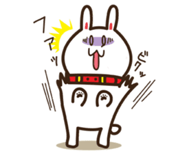 Happy cat and Rabbit sticker #4561931