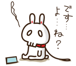 Happy cat and Rabbit sticker #4561935