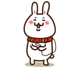 Happy cat and Rabbit sticker #4561942