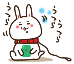 Happy cat and Rabbit sticker #4561944