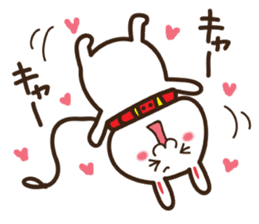 Happy cat and Rabbit sticker #4561948