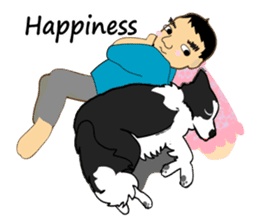 My dog likes "NO.1". sticker #4561975