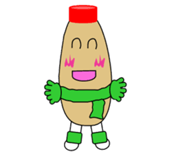 mayonnaise and ketchup sticker 2 sticker #4562001