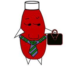 mayonnaise and ketchup sticker 2 sticker #4562002