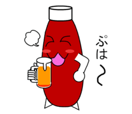 mayonnaise and ketchup sticker 2 sticker #4562010