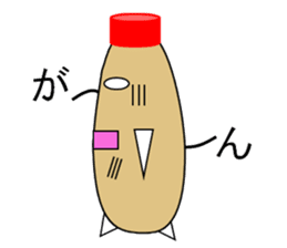 mayonnaise and ketchup sticker 2 sticker #4562025